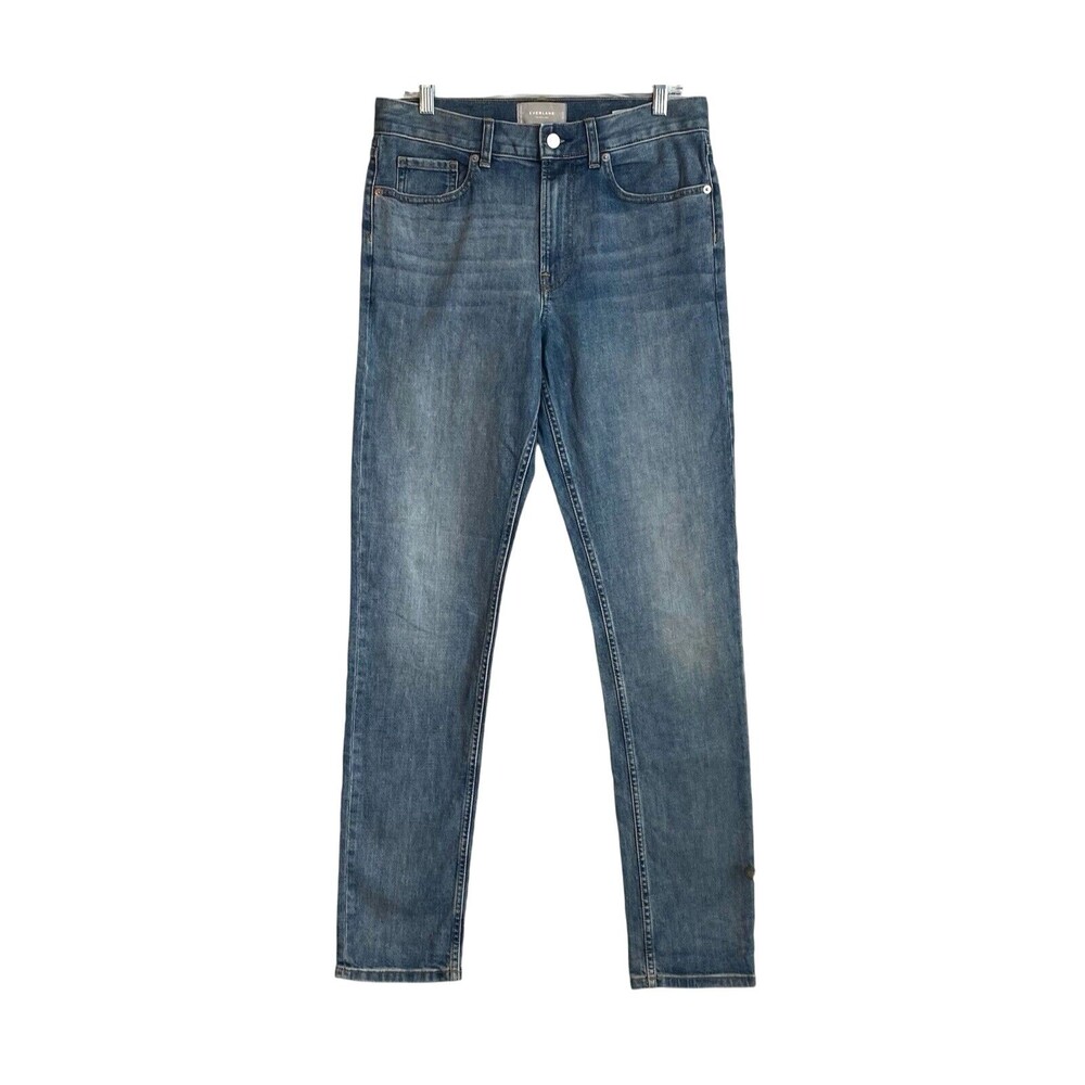 Everlane The Slim Jean Men's 32x34 (32x32) Straight Blue Denim Stretch Mid Rise